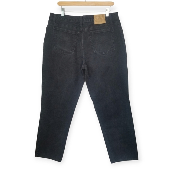 Vintage 90s Black Bugle Boy Jeans 36×29 Skate Goth Men - Picture 2 of 9